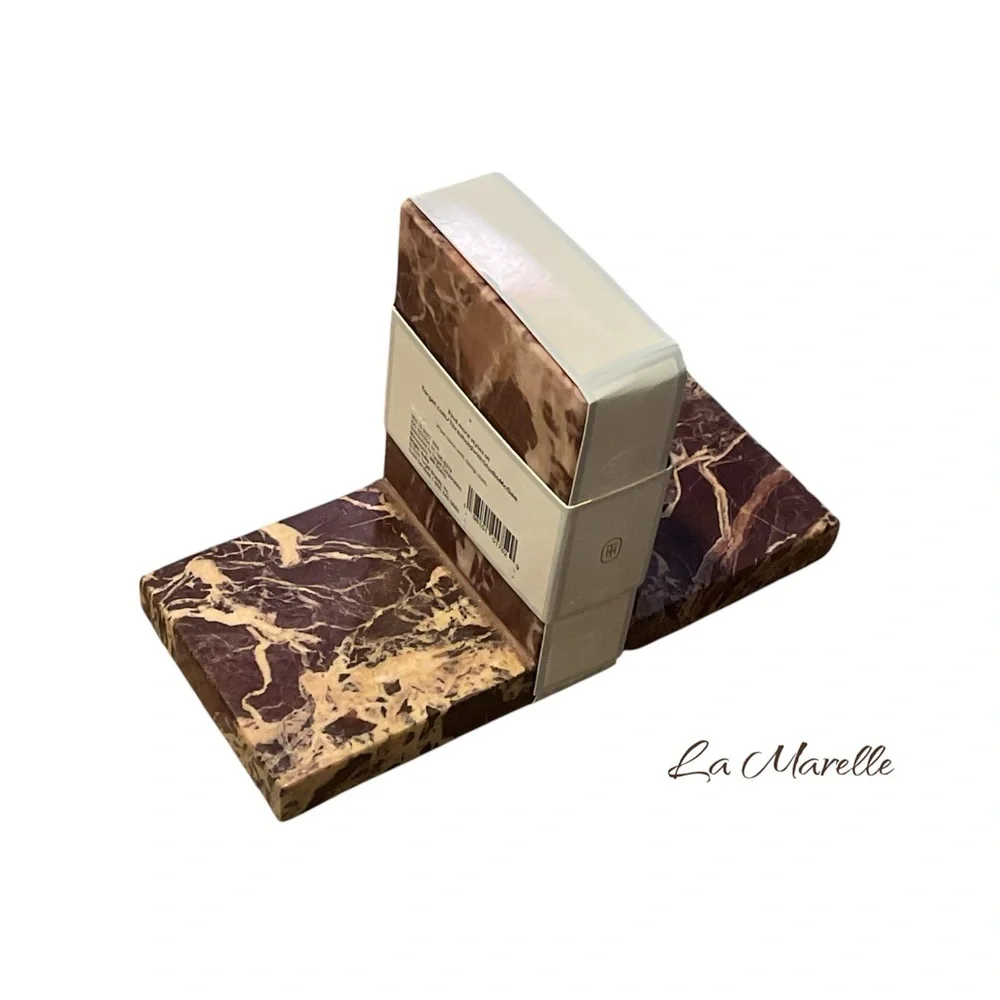 Set of 2 Levanto Marble Bookends - Threshold™ with Studio McGee